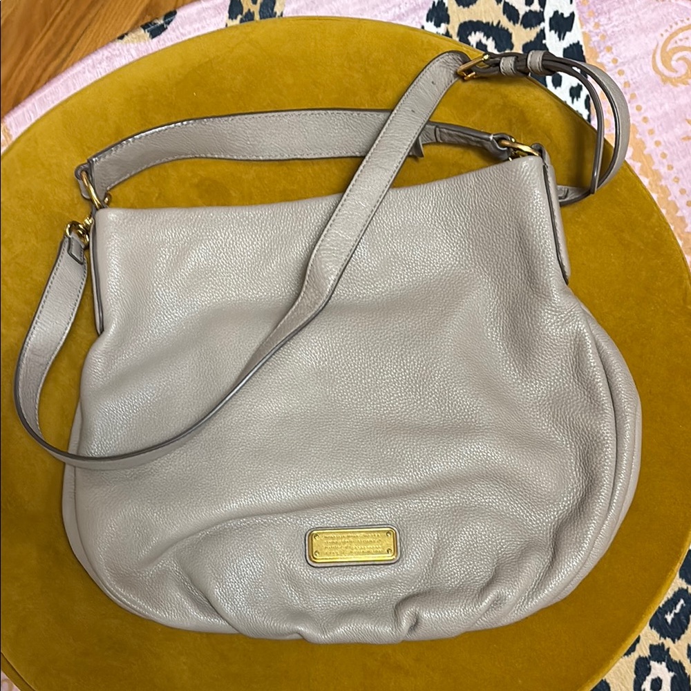 Marc Jacobs Gray Leather Shoulder Bag